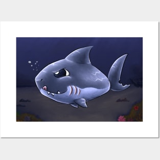 sharky boi Posters and Art